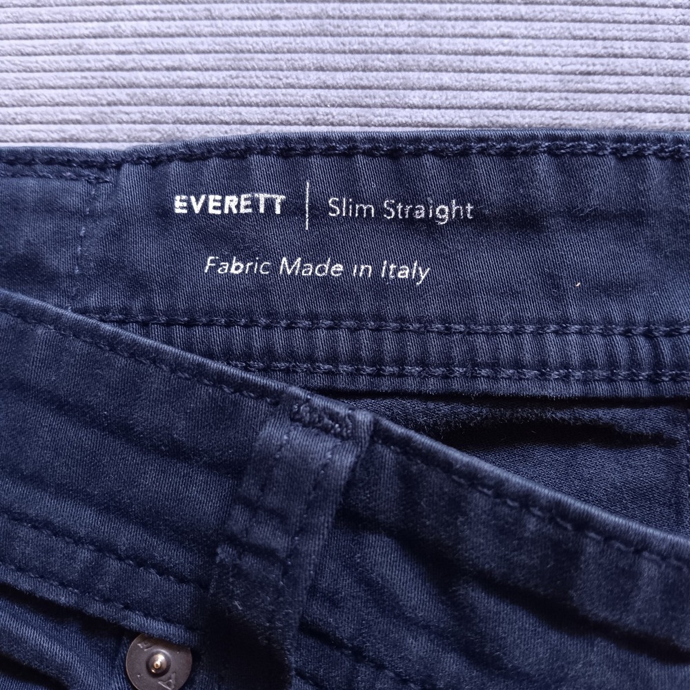 Adriano Goldschmied Jeans Mens 29x32 (*31x32) Everett AG Slim Straight Dark Blue - Picture 5 of 13